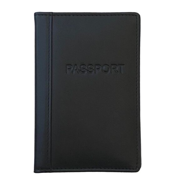 Dopp Black Leather Passport Jacket NWT - Picture 6 of 6